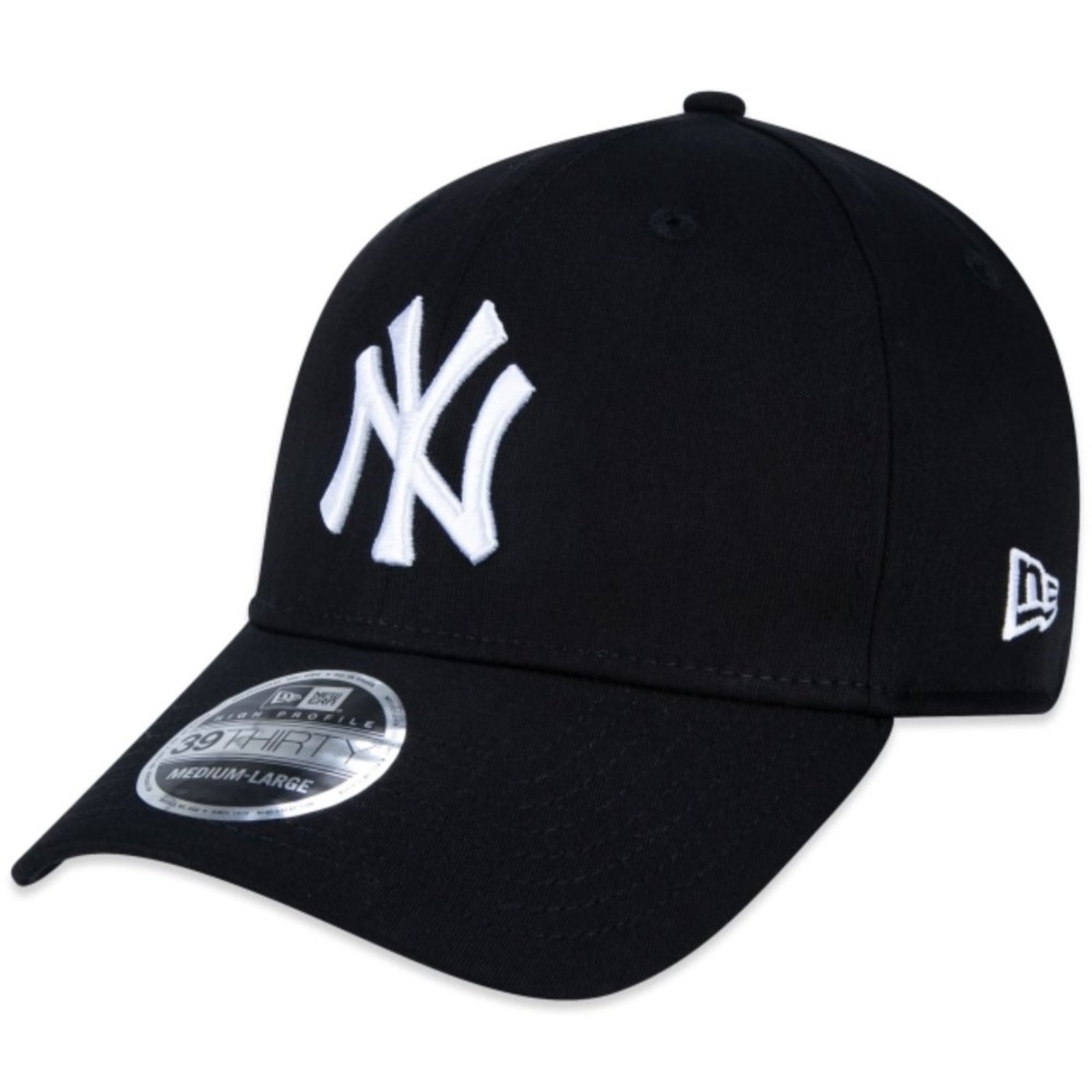 Boné New Era 39thirty New York Yankees Preto