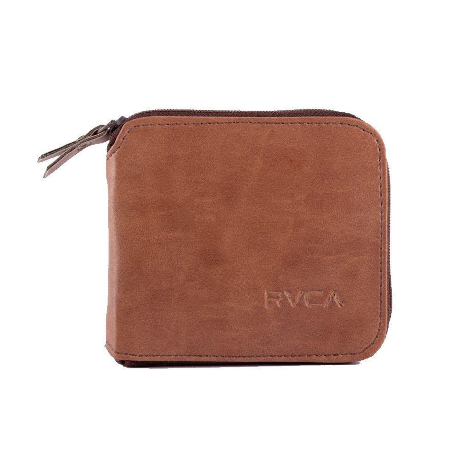Vista 2 Carteira RVCA Zip Around Claro marrom RVCA marrom