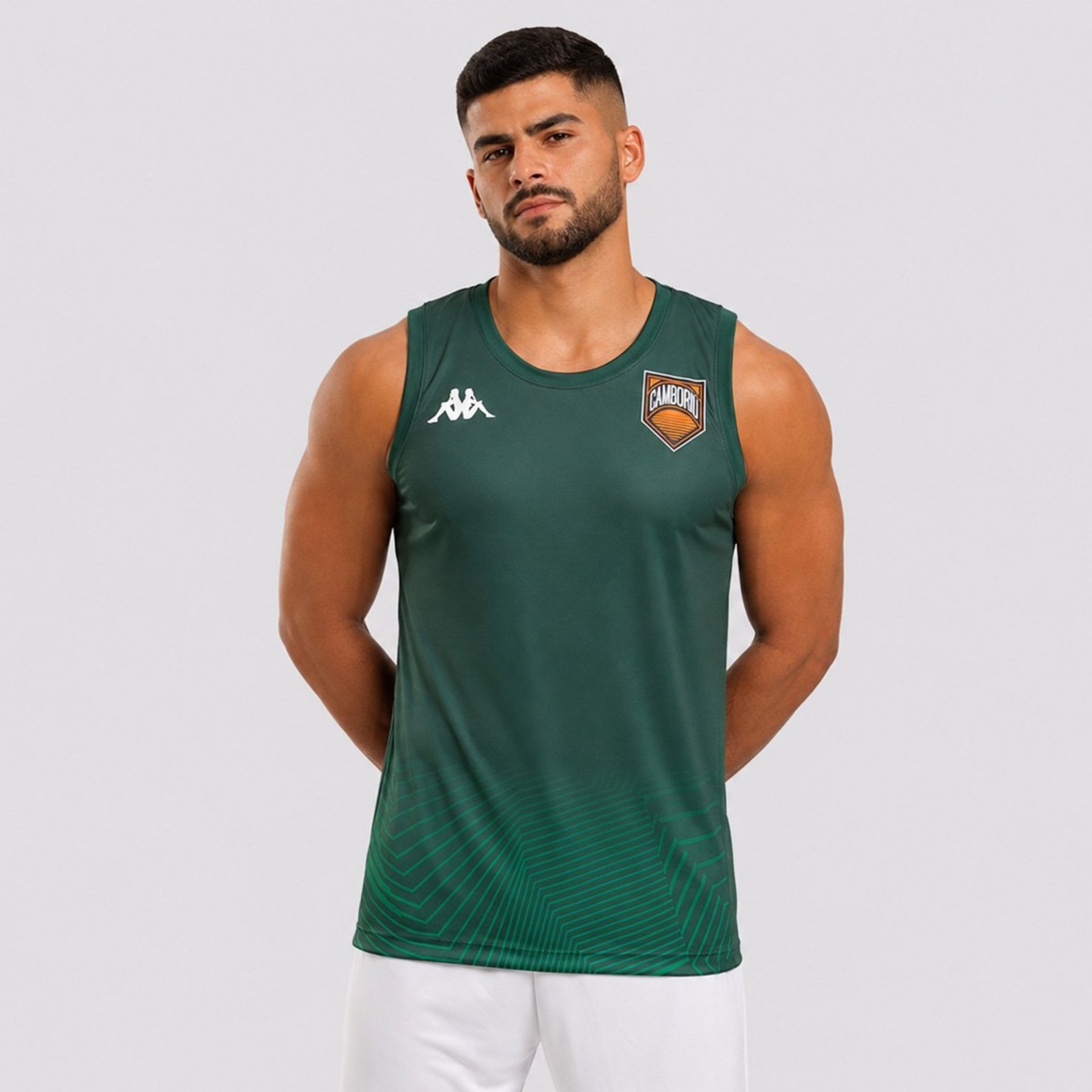 Regata Kappa Camboriu Supporter Nuuk Verde Escuro