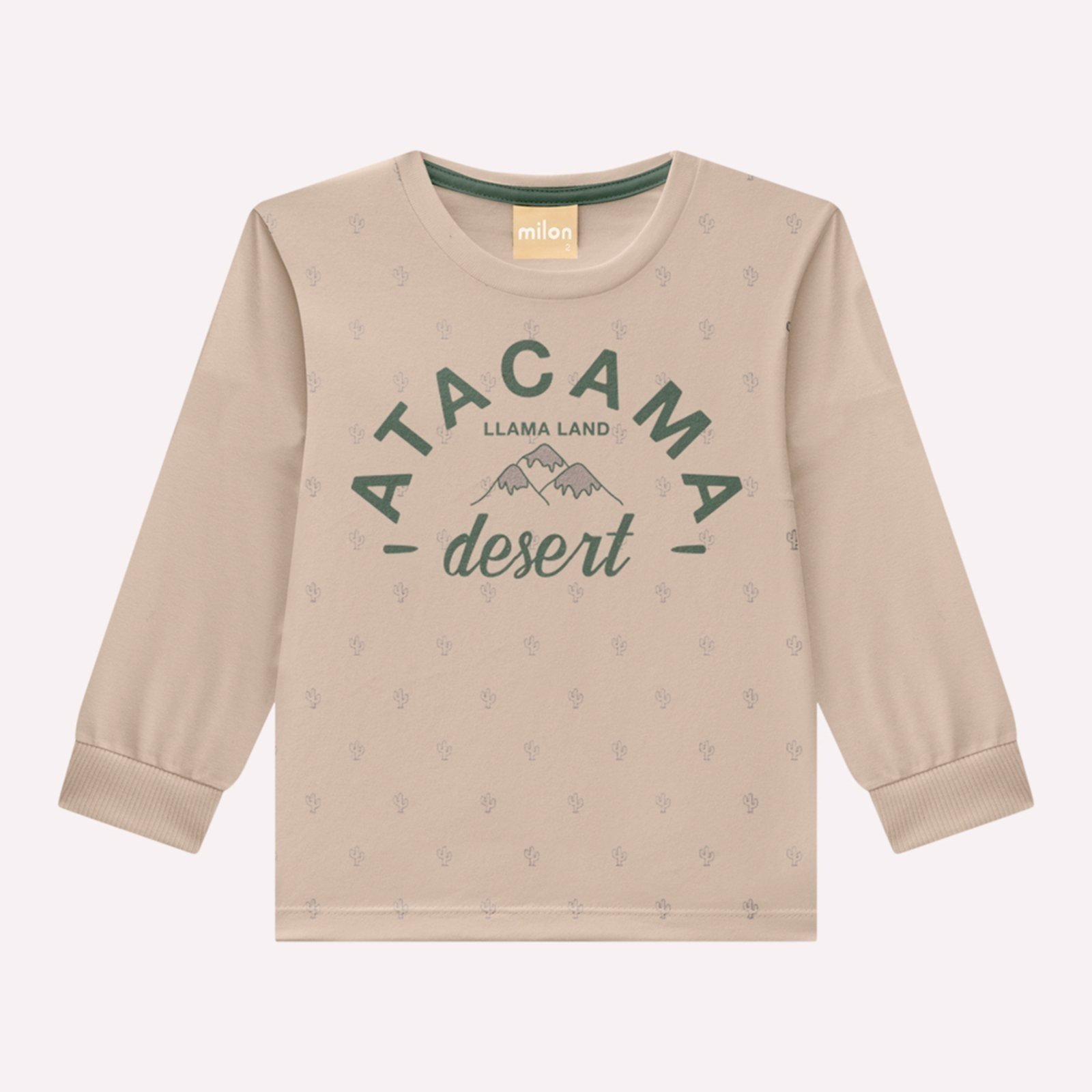Infantil - Camiseta Menino Lettering Milon