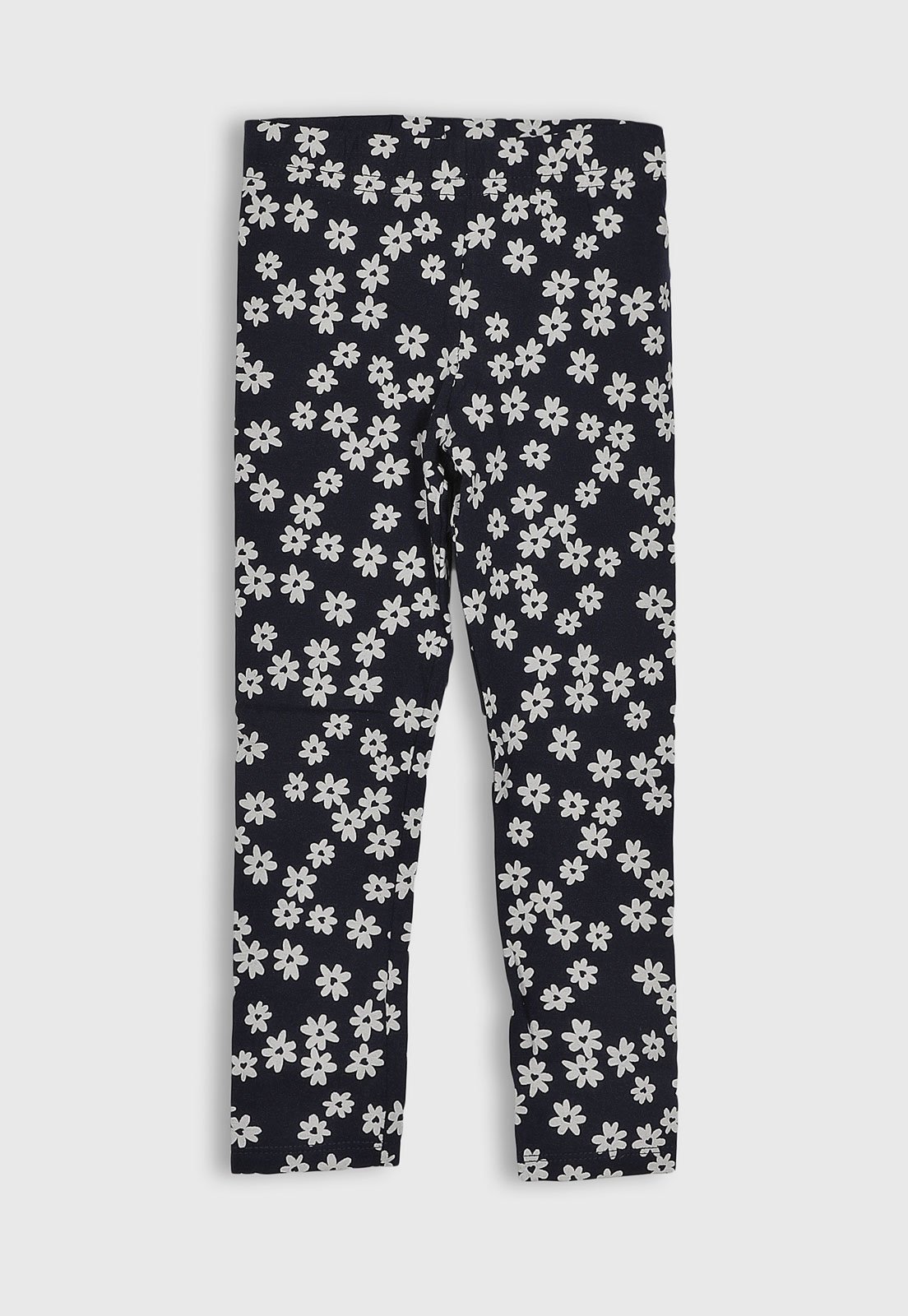 Infantil - Calça Legging Brandili Floral Azul-Marinho