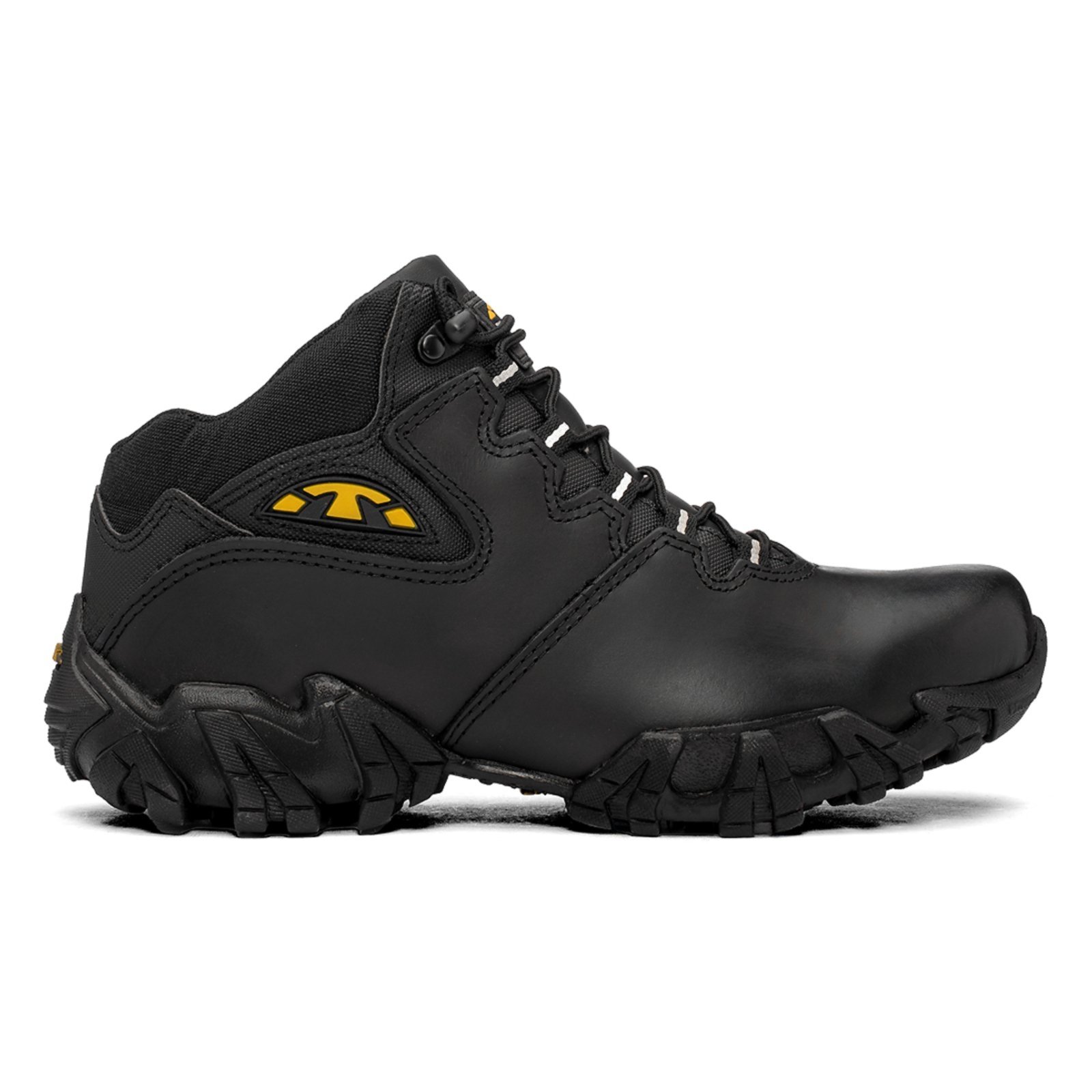 Bota Bull Terrier Bruce Masculina Original Couro Resistente - Preto