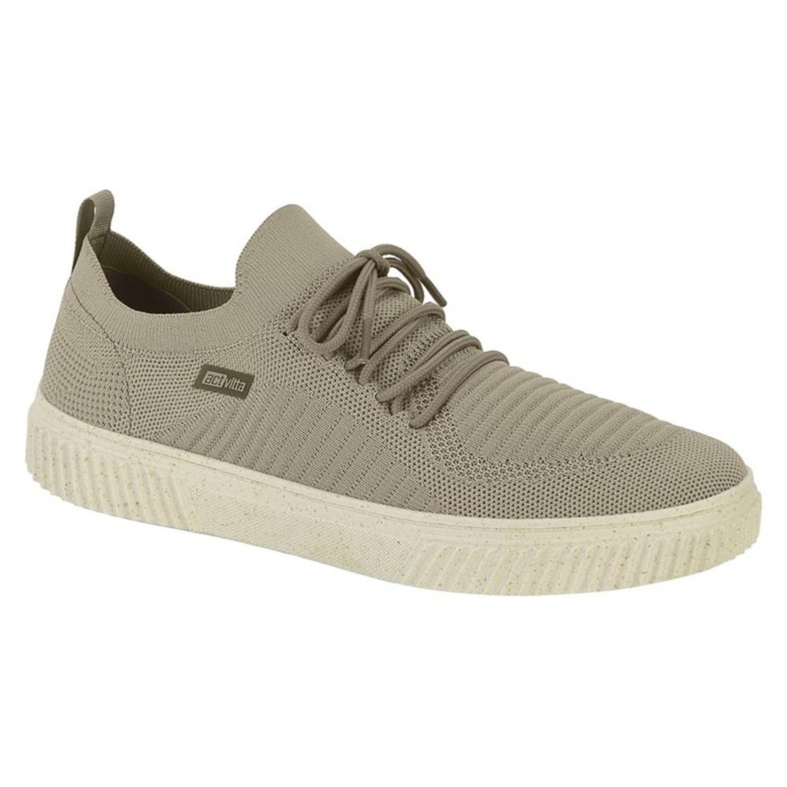 Tênis Knit Actvitta Casual Masculino 4916.518 Actvitta Bege