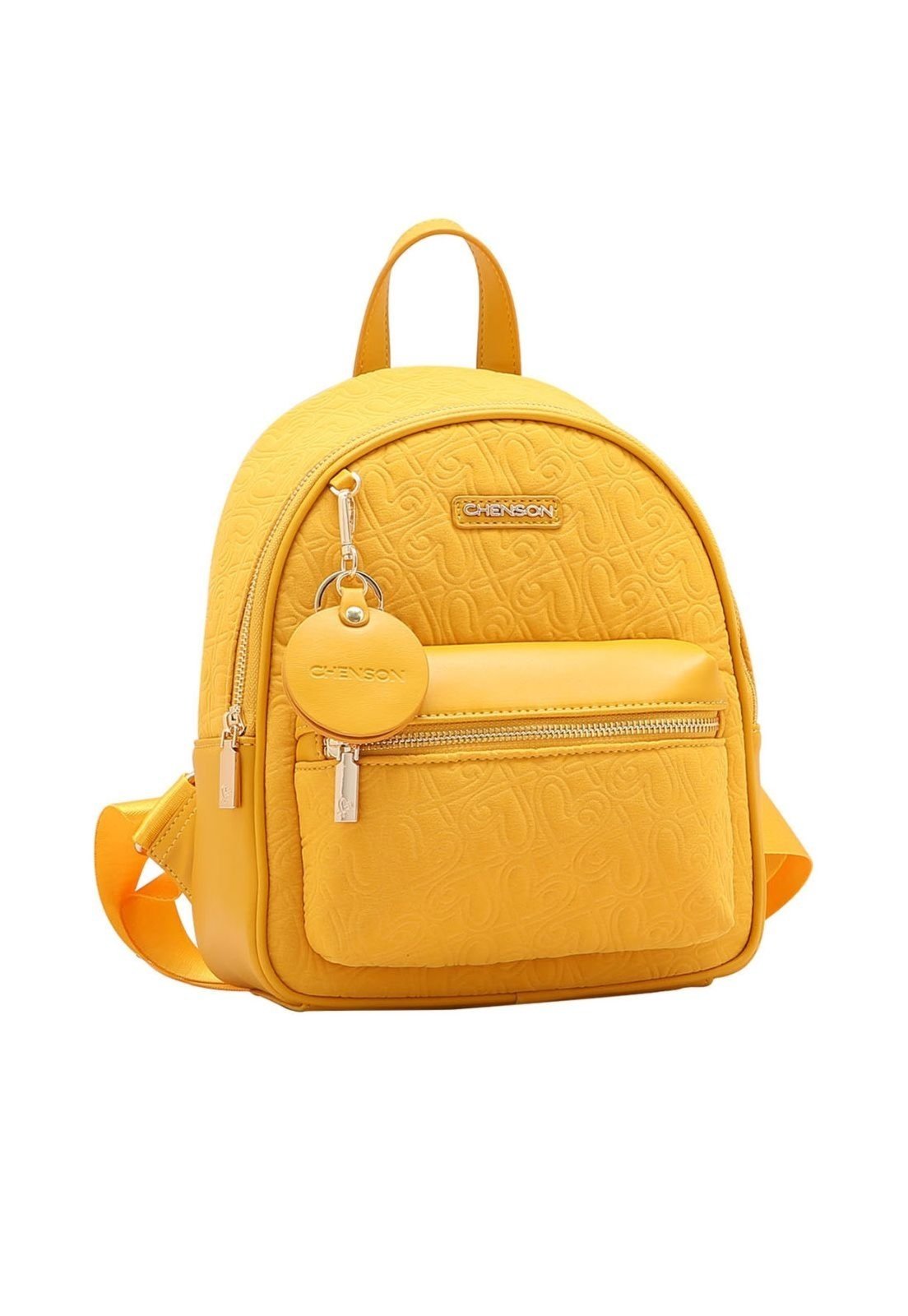 Mochila Feminina Chenson Heart Cool Amarelo 8784776