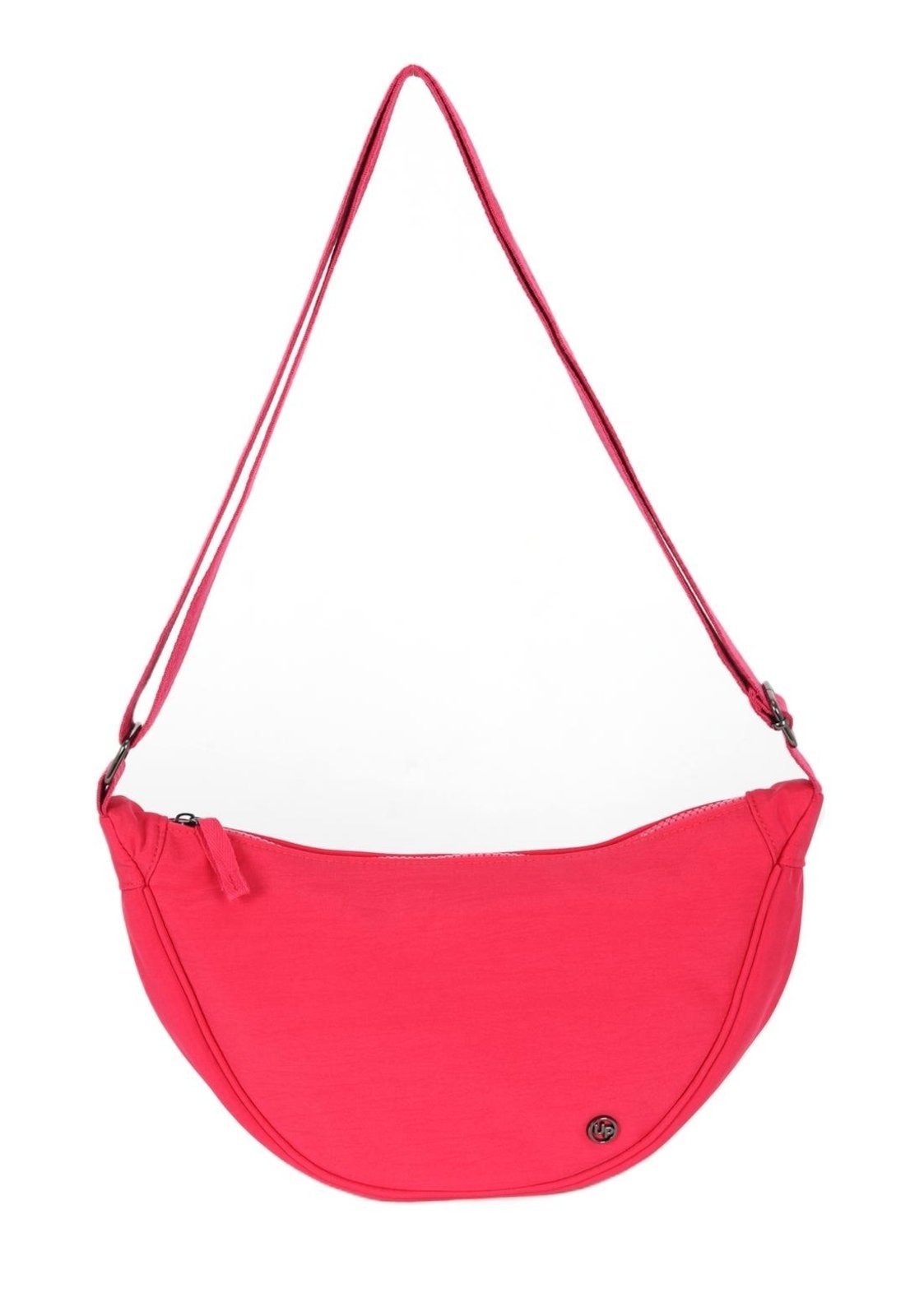 Vista 2 Infantil - Bolsa Meia Lua Pequena Transversal Náilon New Up4you cinza Up4you cinza