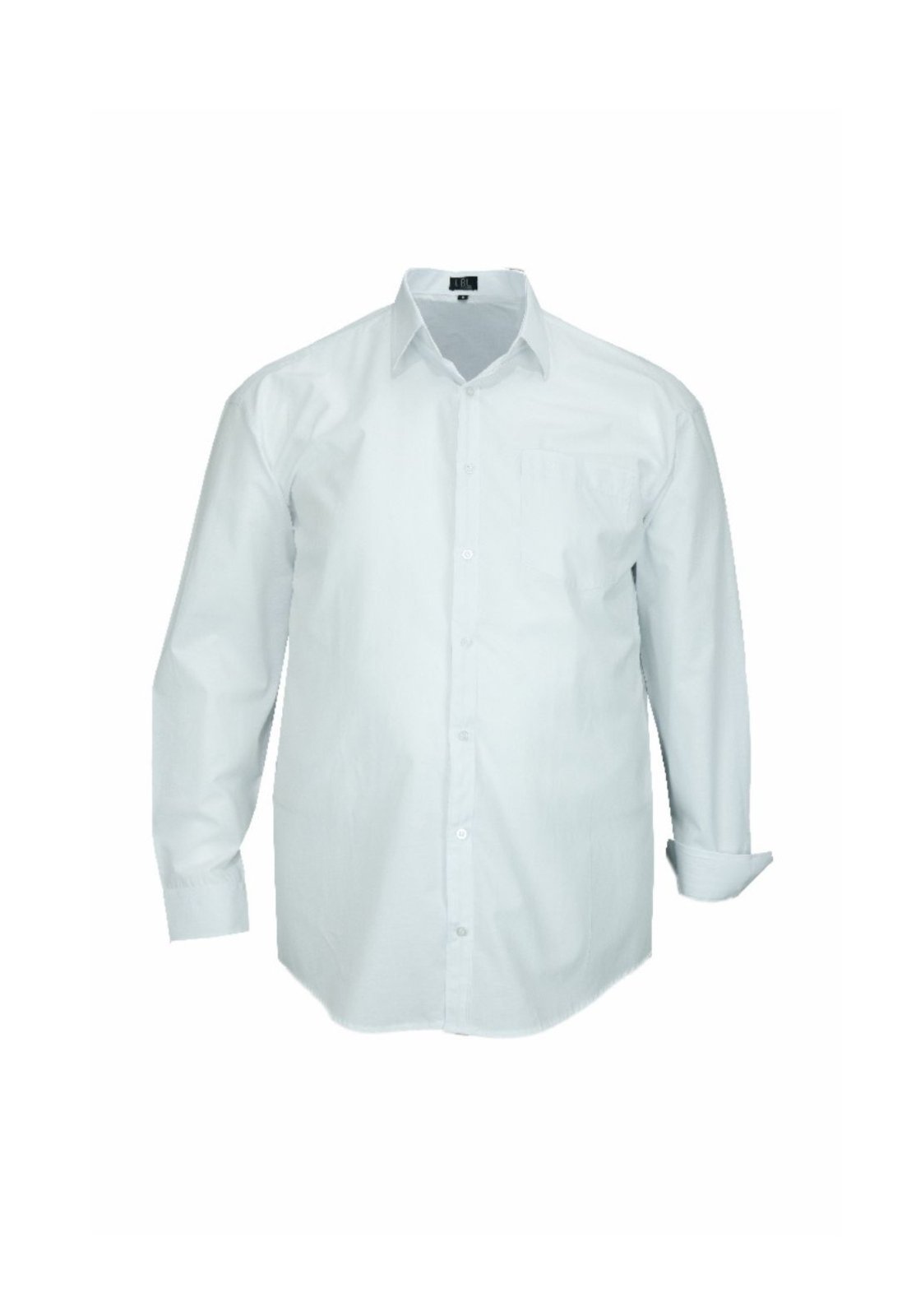 Camisa Social Manga Longa C/bolso Plus Size Passa Fácil 3033