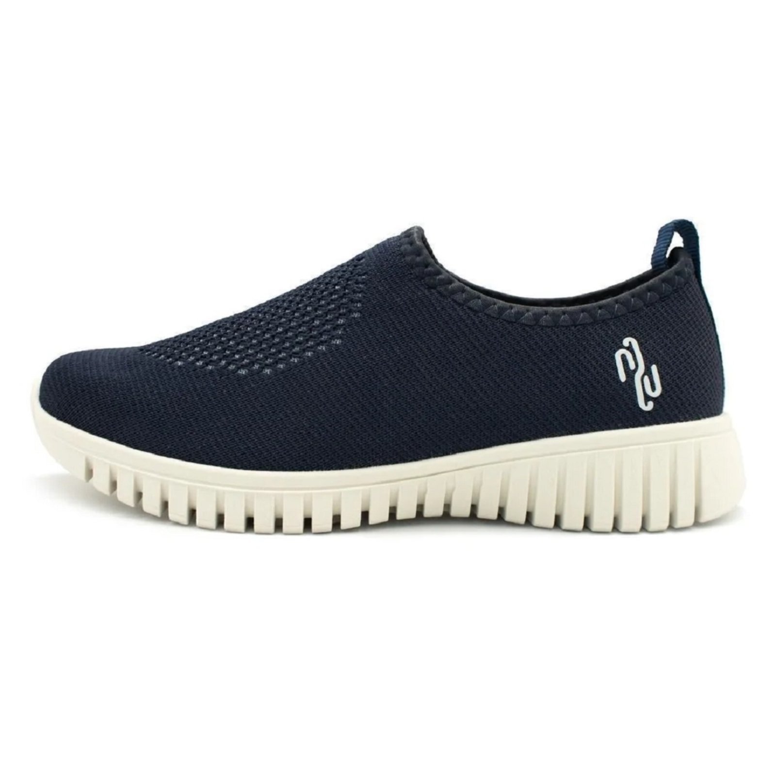 Tênis Usaflex Slip On Tricot Azul Marinho