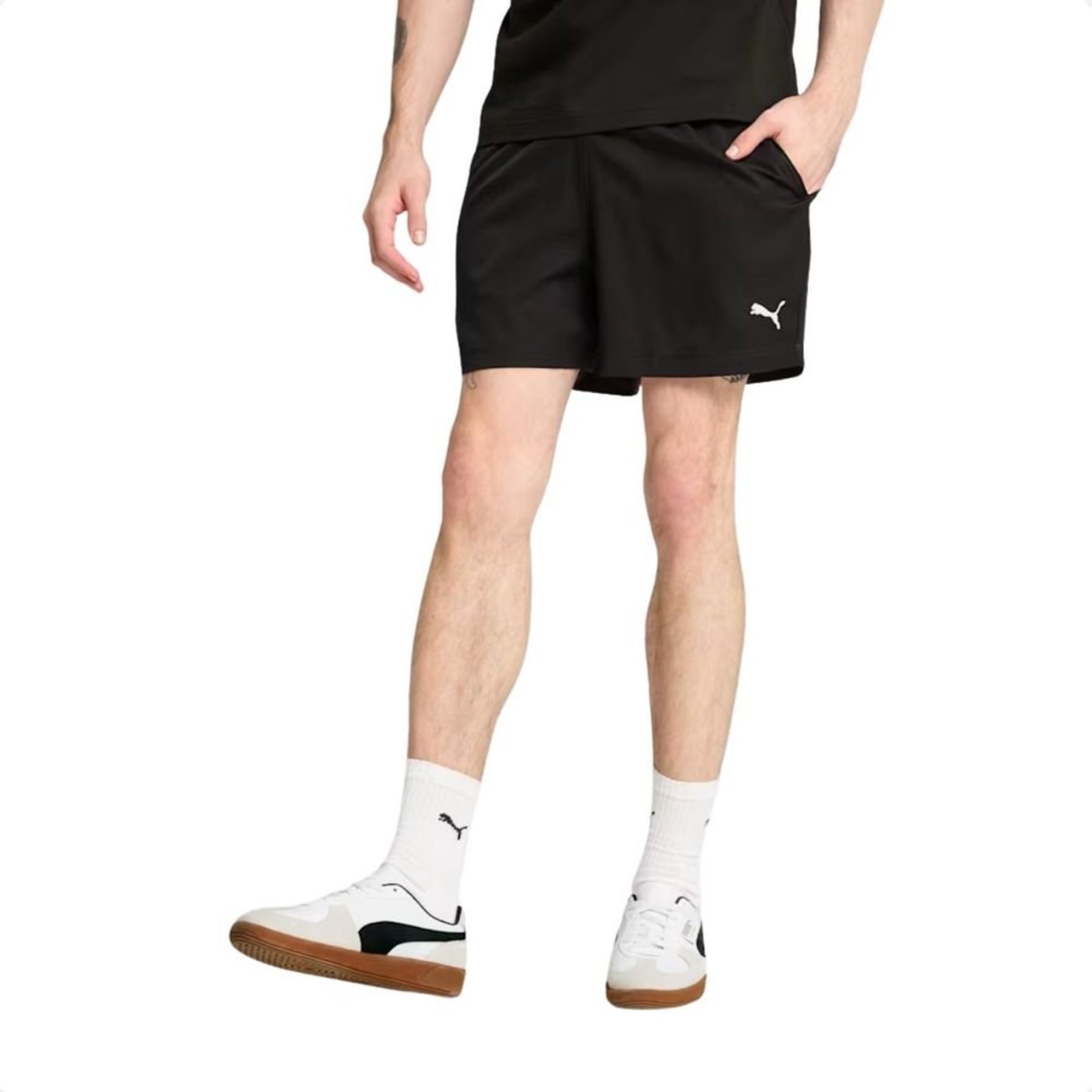 Short Masculino Curto Puma Essentials Woven Preto