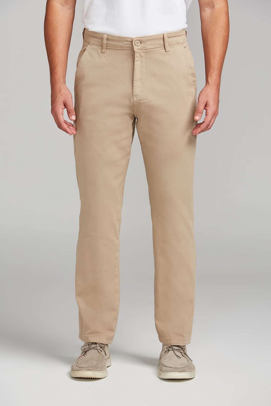 HIGHSTIL Calça Chino Comfort - Khaki