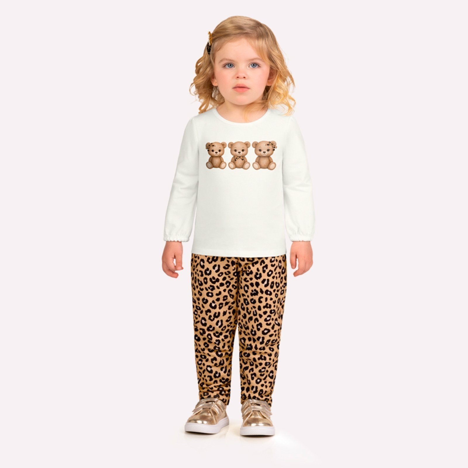 Infantil - Conjunto Menina Ursinhos Milon