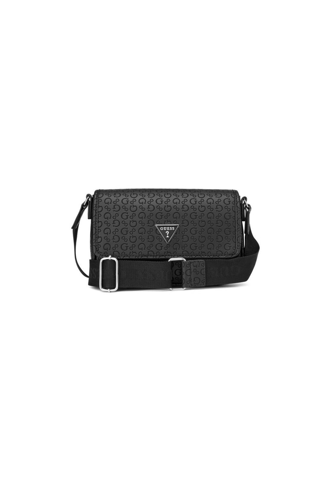 Bolsa Guess Viviette Mini Transversal Flap Preto