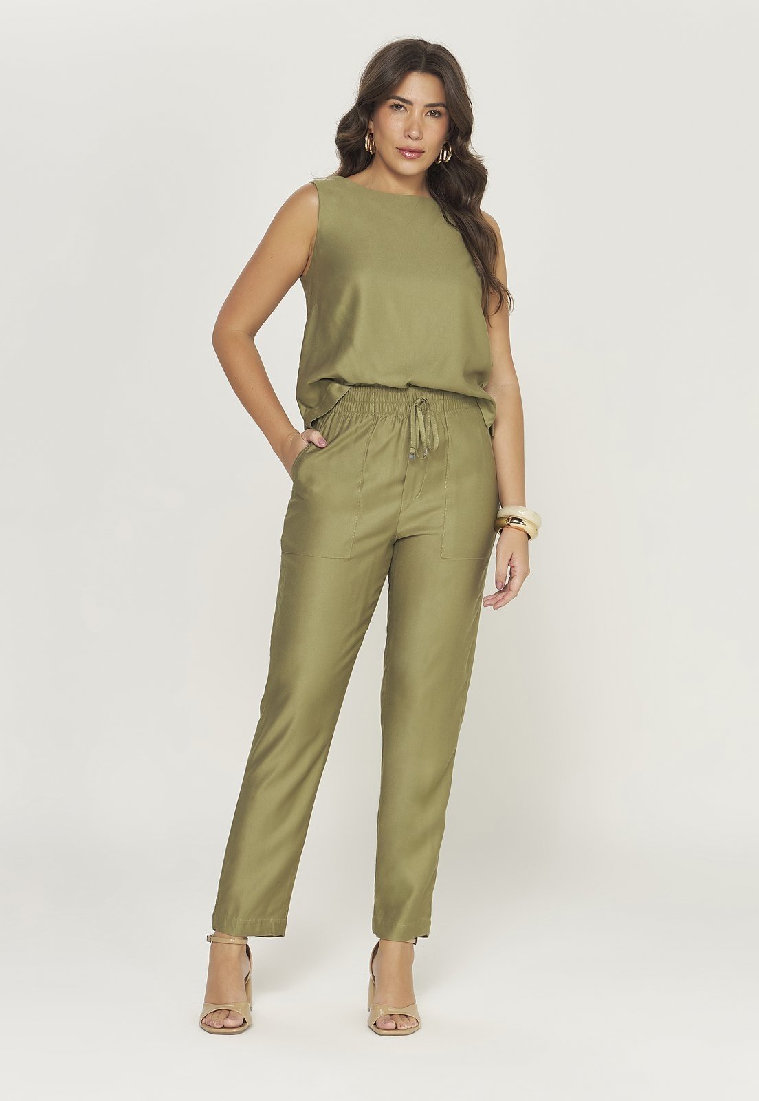 CalCa Viscose ElAstico + Blusa Viscose New