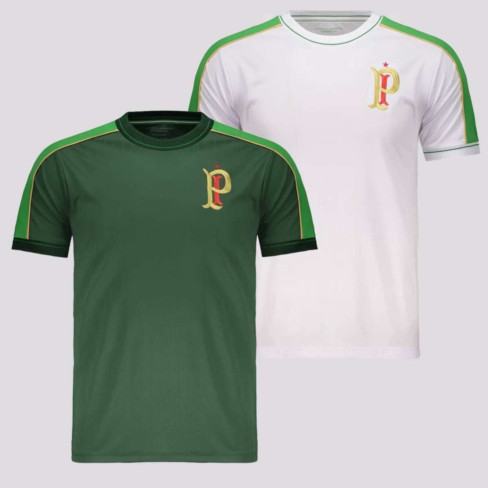 Kit 2 Camisas Palmeiras Ultra I Verde e Branca