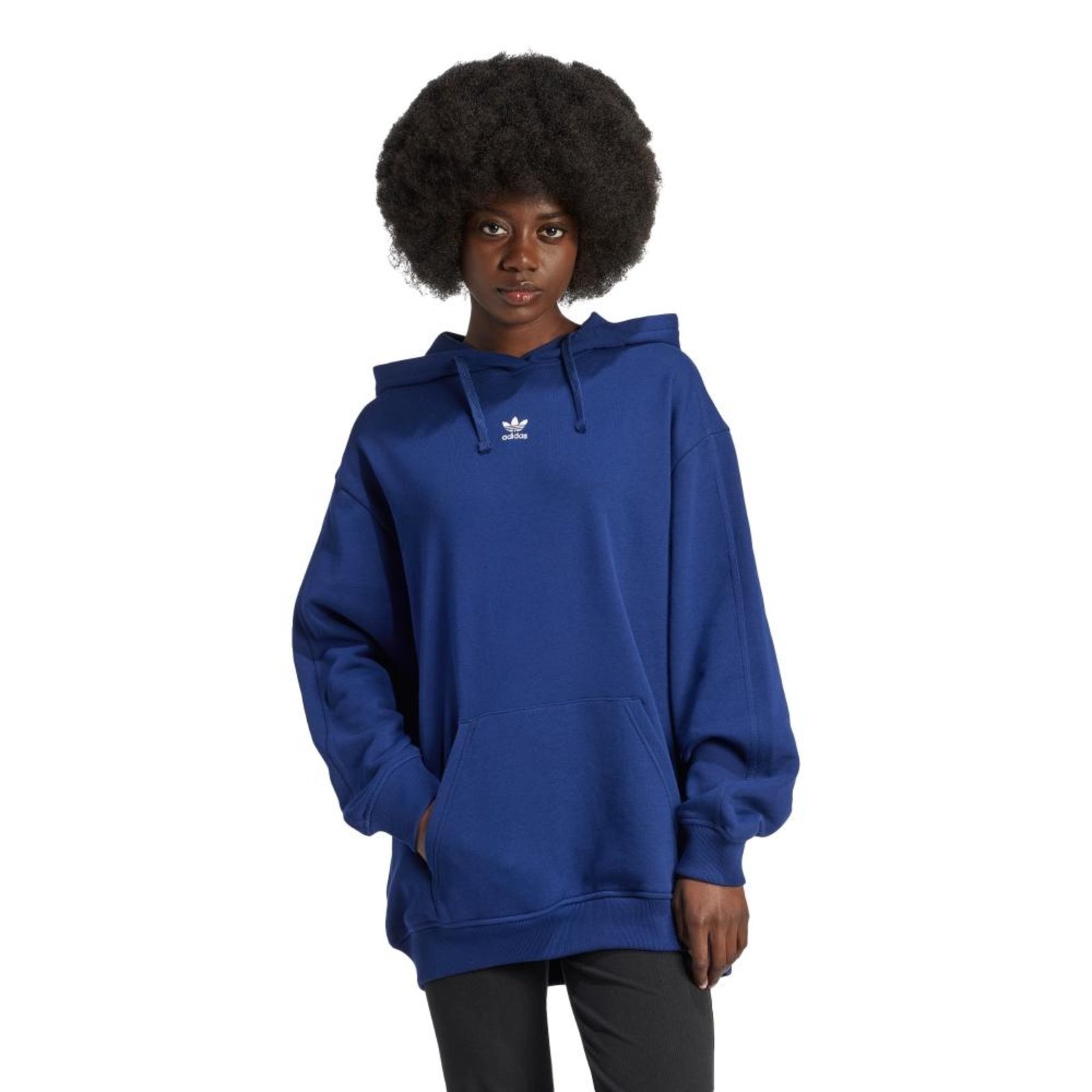 Moletinho Capuz Essentials Loose adidas Originals Azul