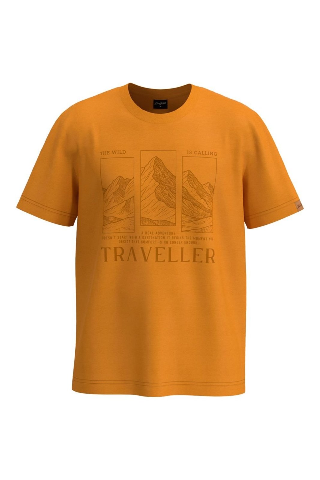 Infantil - Camiseta Juvenil Menino Traveller Elian Beats Laranja