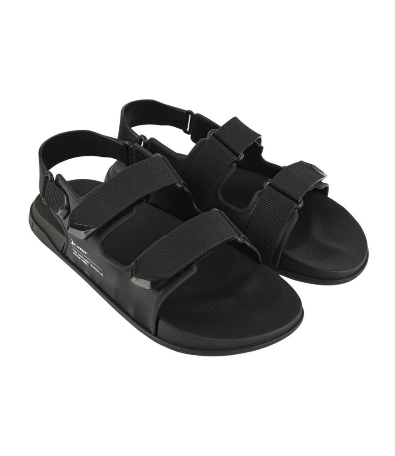 Sandália Papete Rider 2Straps Preto