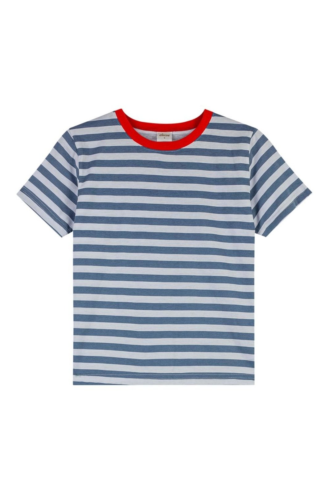 Infantil - Camiseta Curta Menino Listrada Elian Azul