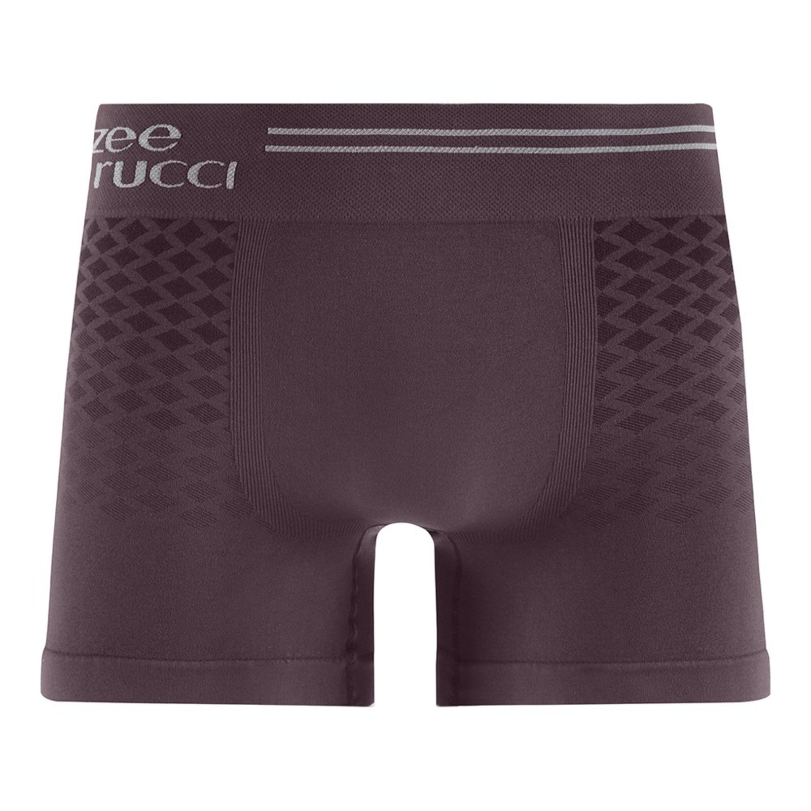 Cueca Boxer sem Costura Jacquard Degradê Roxo