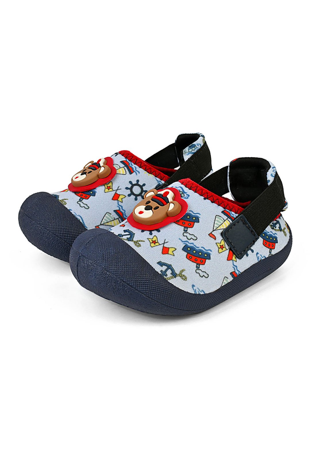 Vista 2 Infantil - Babuche Slip On Menino Sapatinho Confortável Marinheiro azul azul