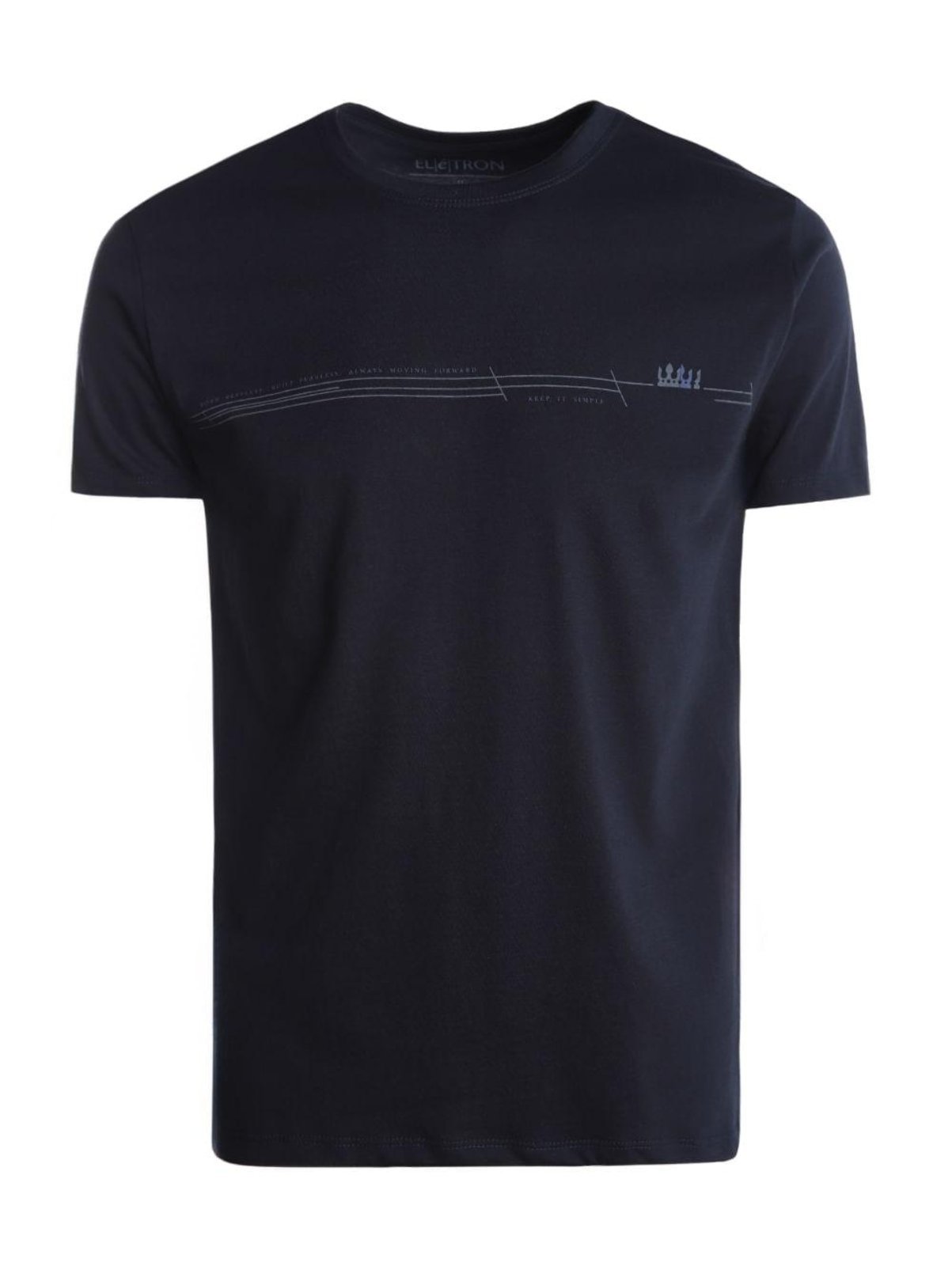 Camiseta Manga Curta Elétron Masculina MARINHO