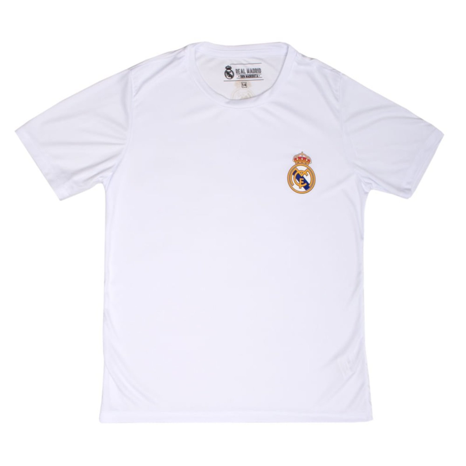 Infantil - Camiseta Juvenil Balboa Real Madrid Dry Lisa Branco