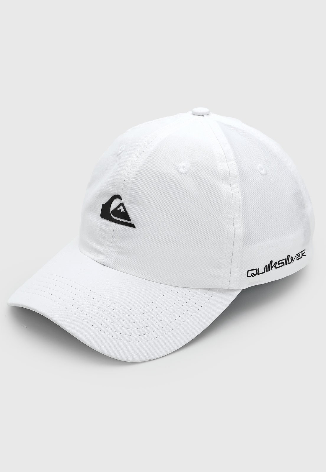 Boné Aberto Quiksilver Aba Curva Micro Essentials Branco