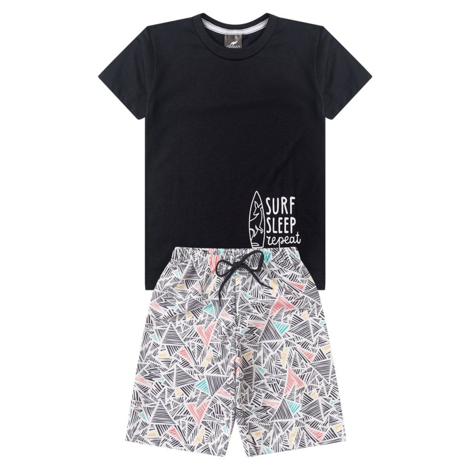 Infantil - Conjunto Juvenil Masculino Surf Sleep Repeat