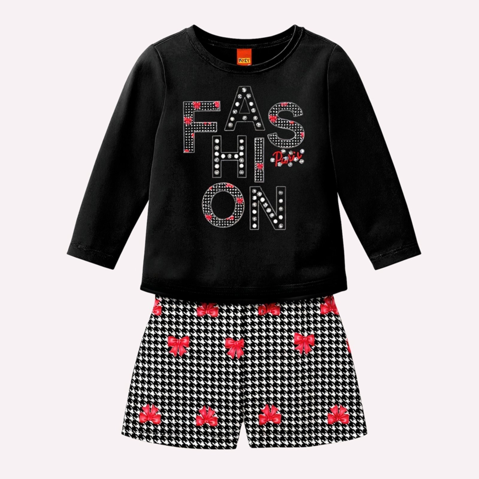 Infantil - Conjunto Menina com Strass Kyly