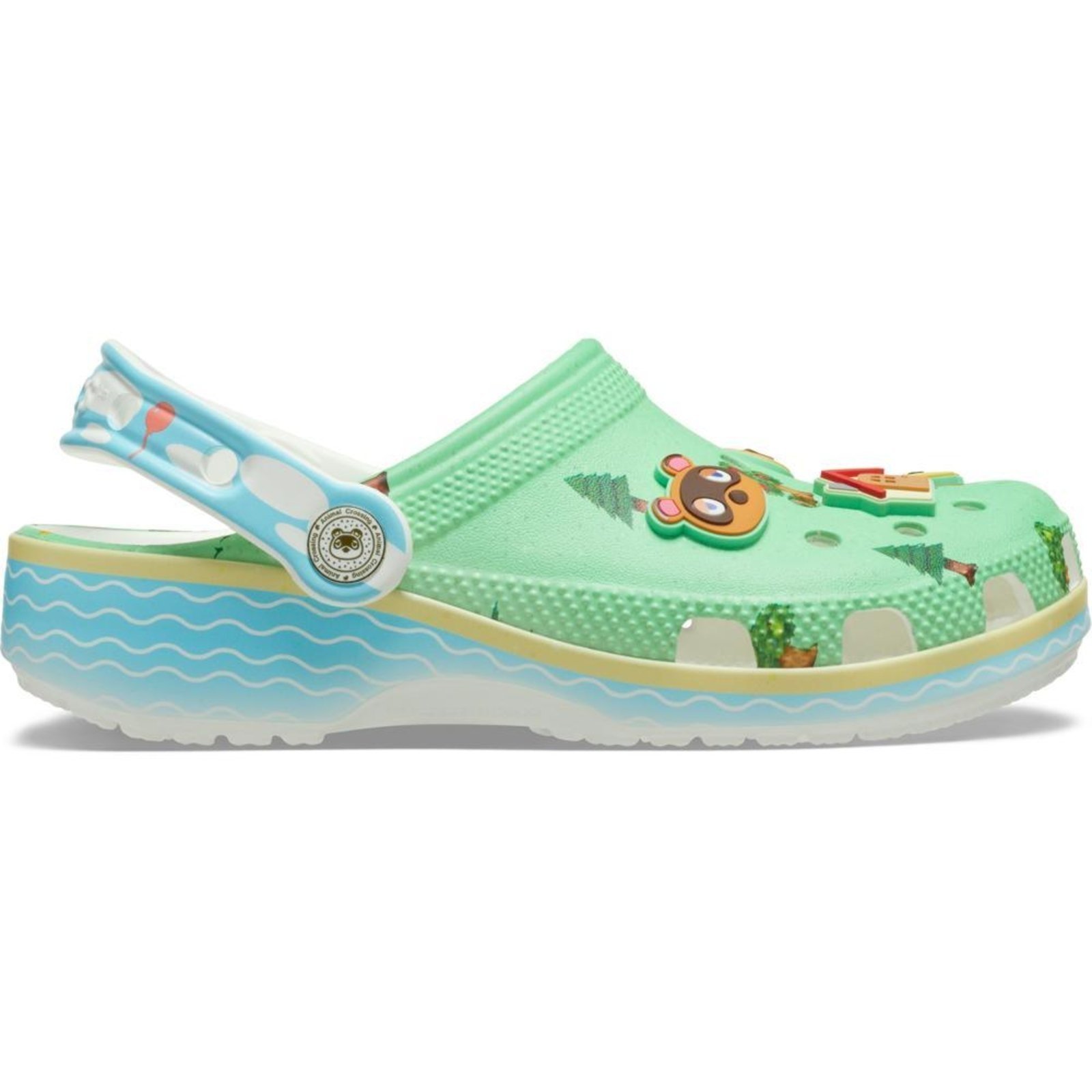 Infantil – Sandália Crocs Animal Crossing Classic Clog K Multi Multicolorido