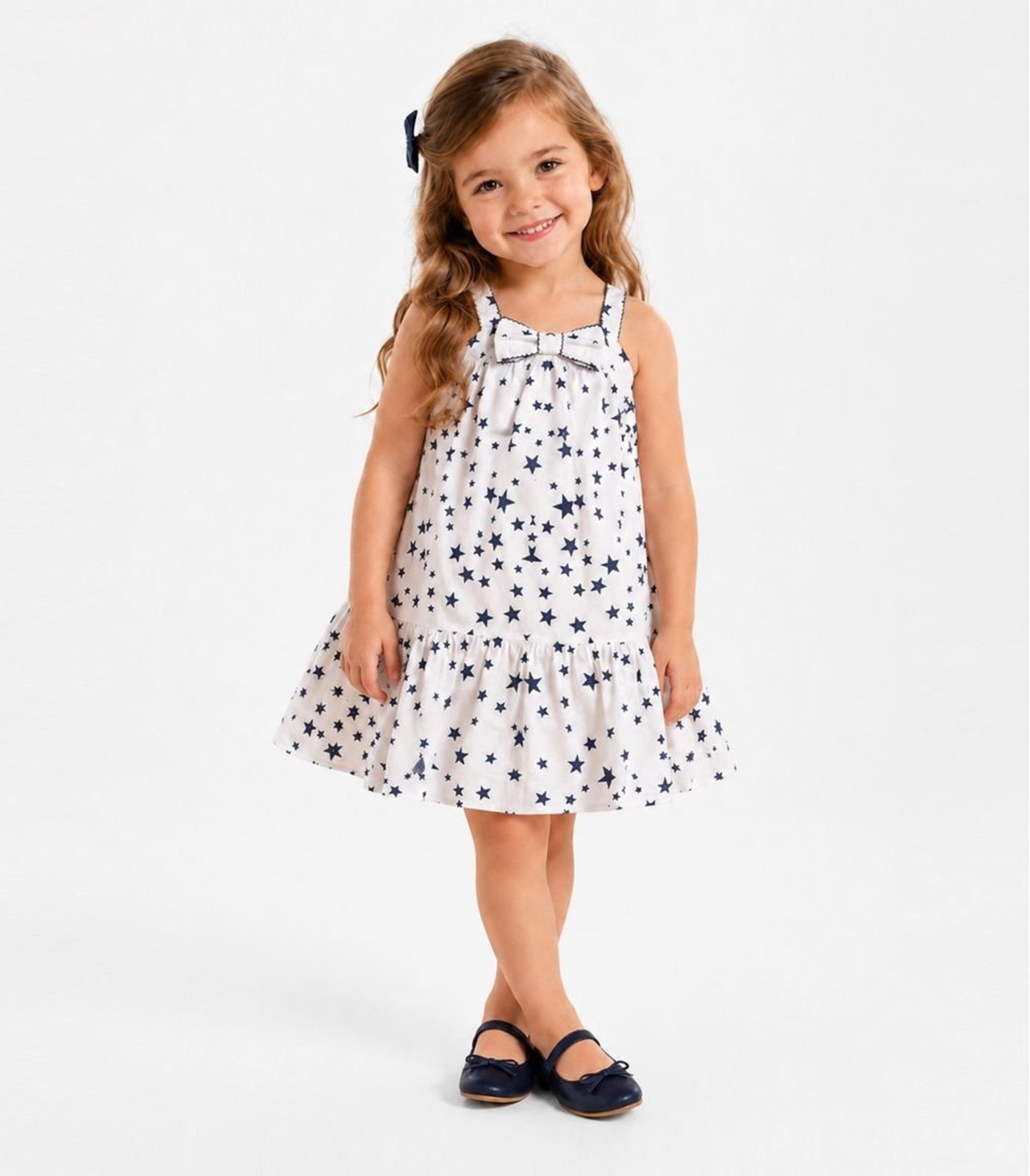 Infantil - Vestido De Alça E Laço Trick Nick Bege