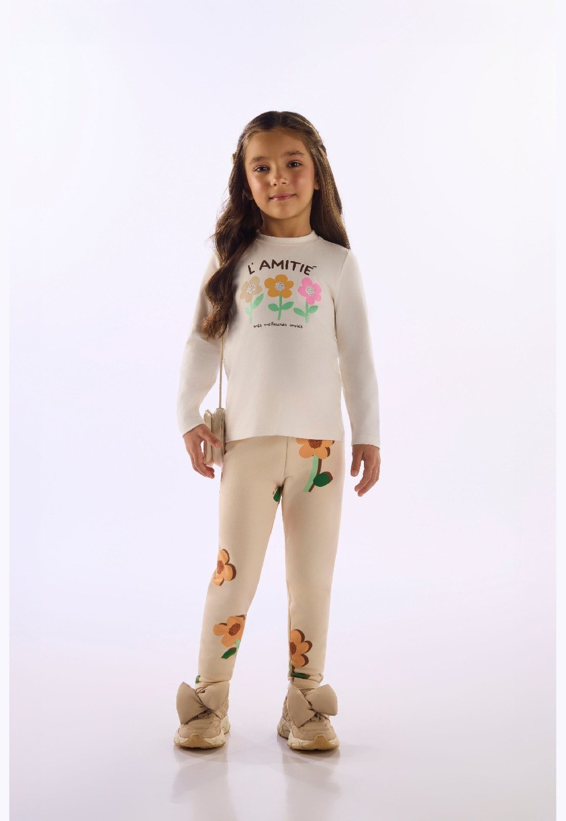 Infantil - Blusa Cotton Estampa Floral Up Baby Branco