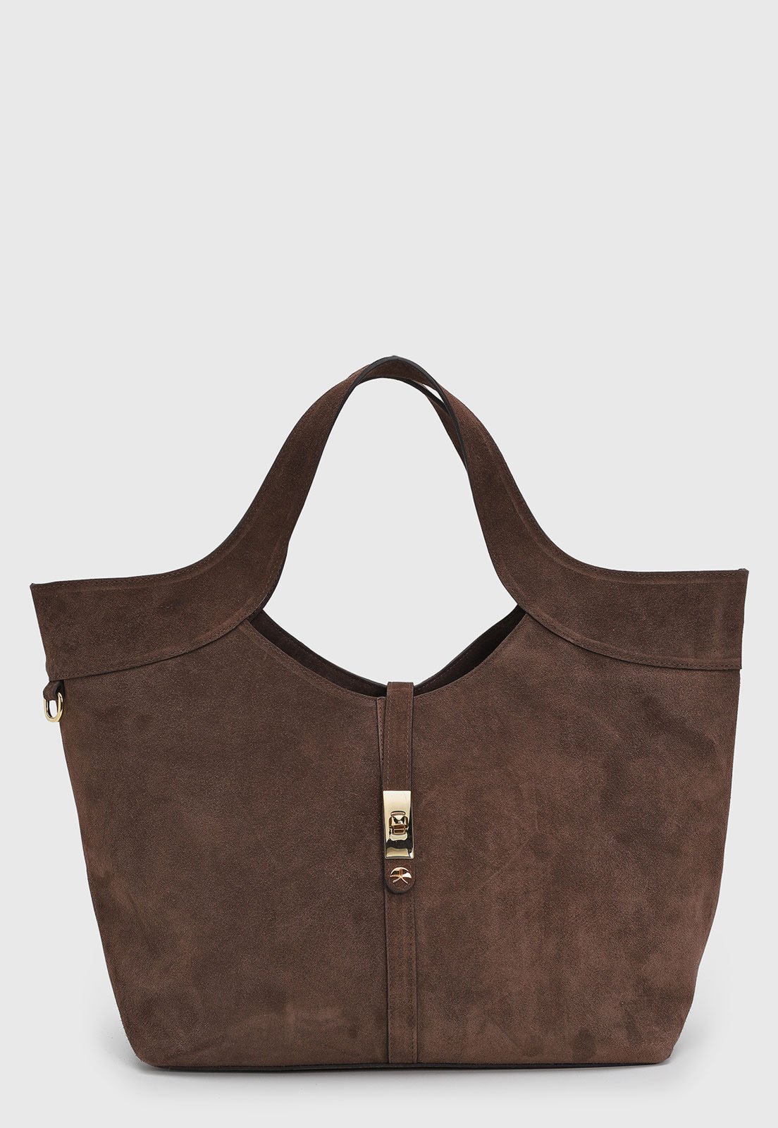 Vista 2 Bolsa Feminina Luiza Barcelos Grande marrom marrom