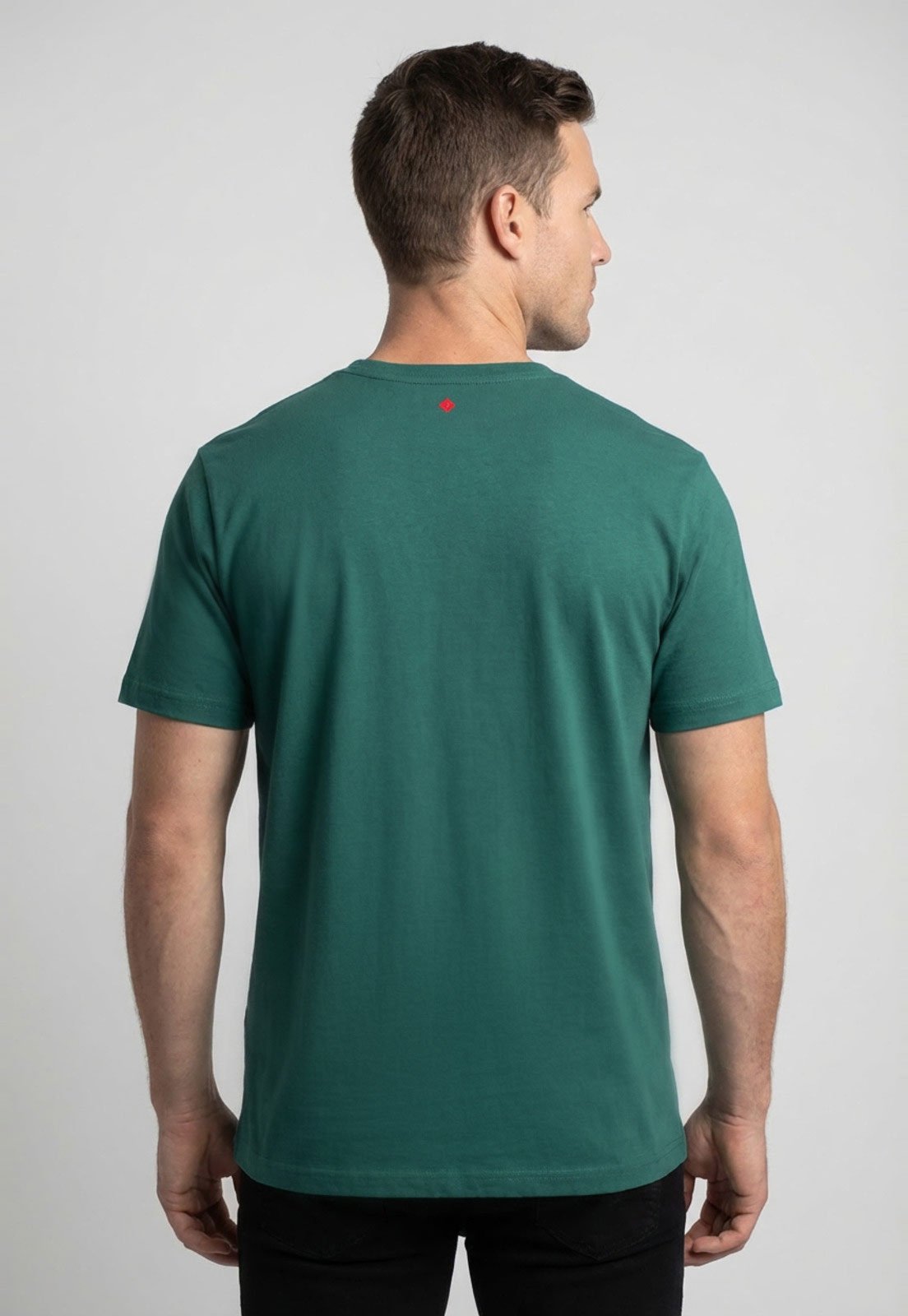 Vista 3 Camiseta Masculina Forum Logo Peito verde Forum verde