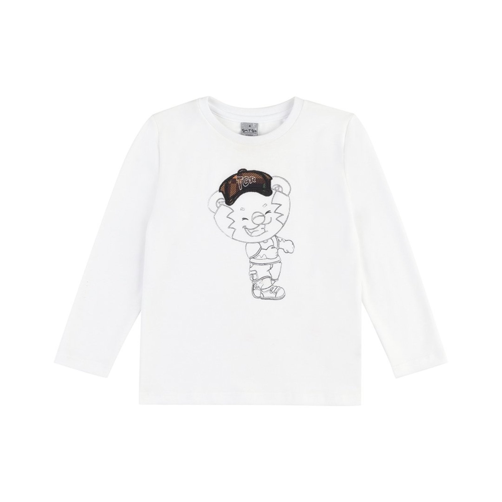 Infantil - Camiseta Manga Longa Menino Tigor T. Tigre