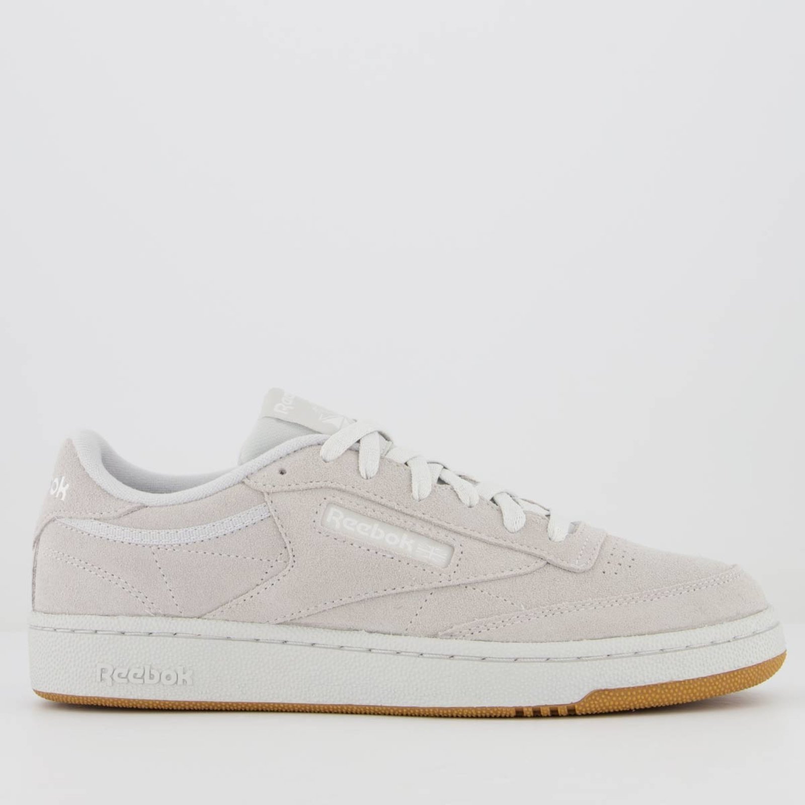 Tênis Reebok Club C 85 Cinza Claro