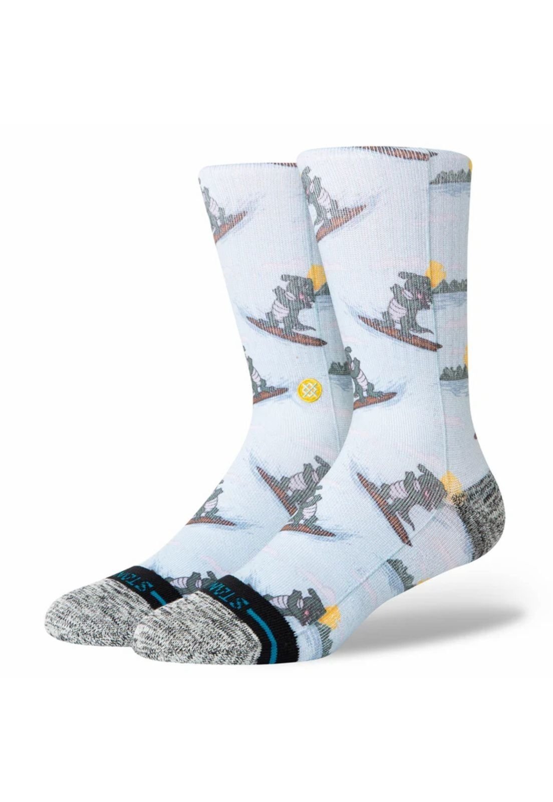 Meia Stance Later Gator Azul Claro