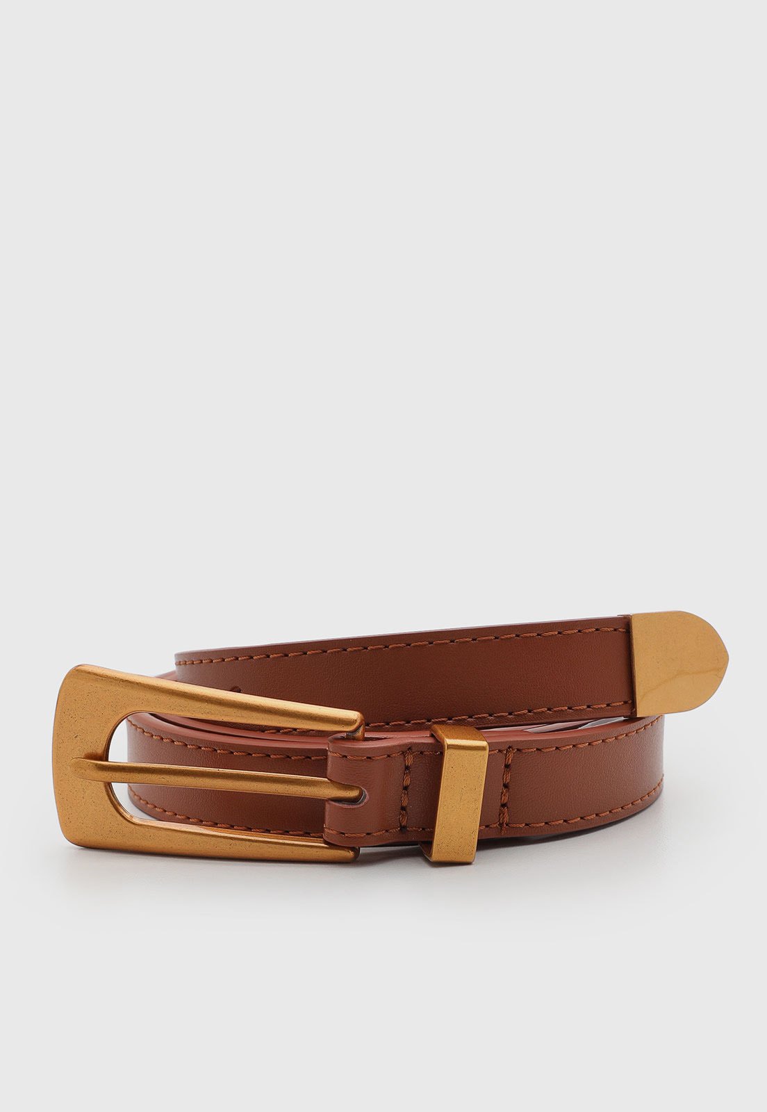 Cinto Feminino Santa Lolla Couro Marrom