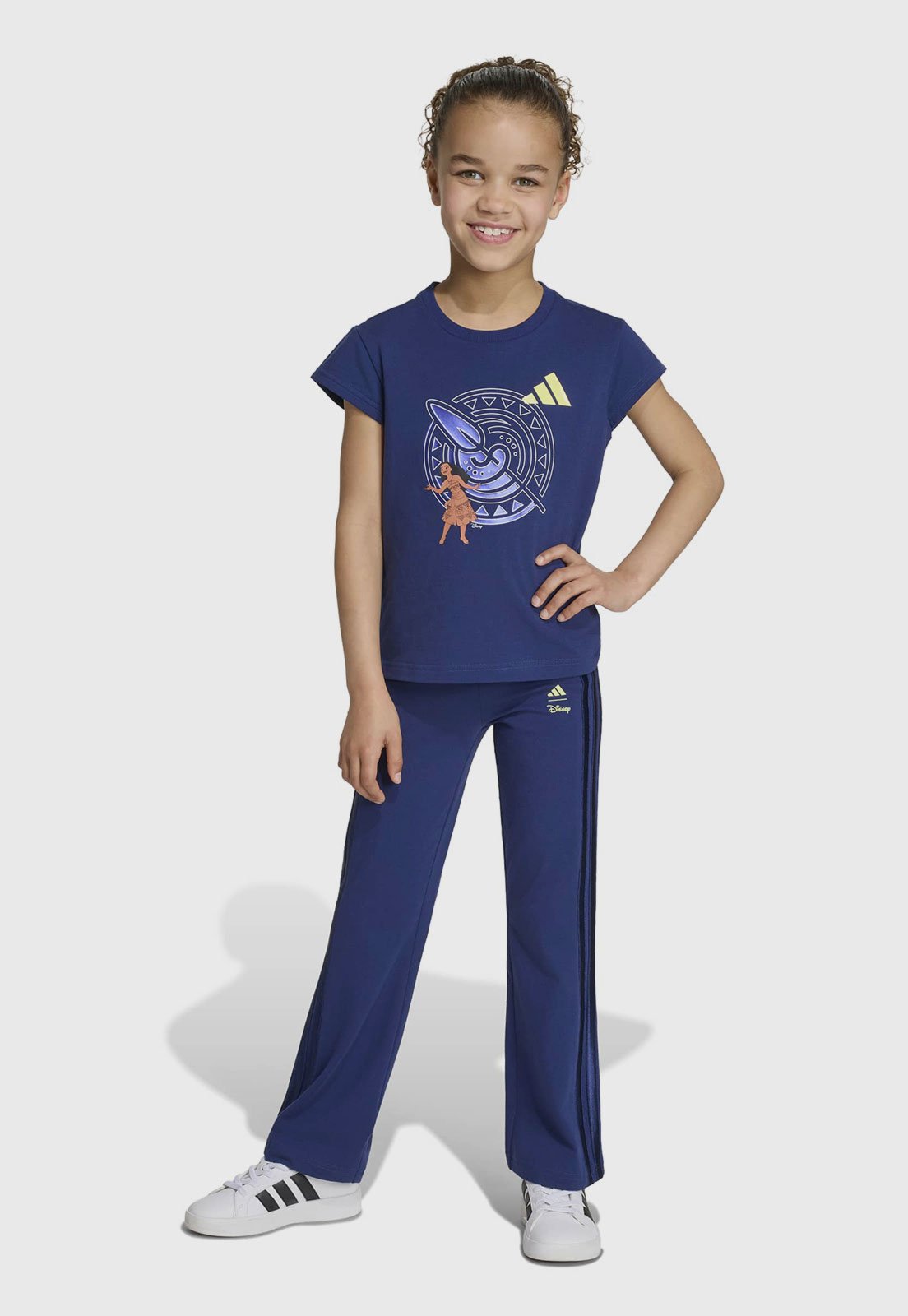 Infantil - Conjunto adidas Sportswear Disney Moana Azul Marinho