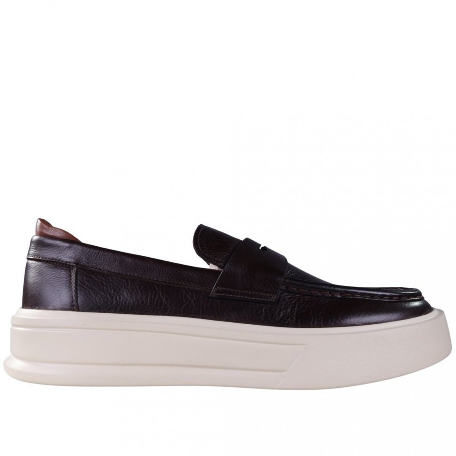 Sapato Masculino Zariff Casual em Couro Bea006 Zariff Marrom