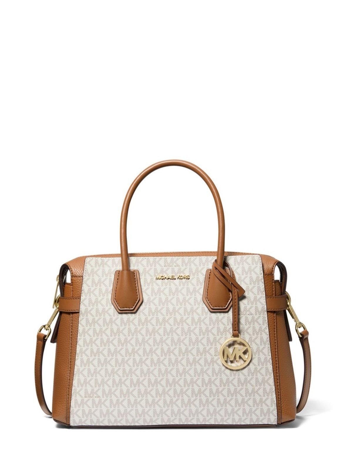 Vista 2 Bolsa Tiracolo Mercer Logo Média 35F2gm9s8b150 branco branco