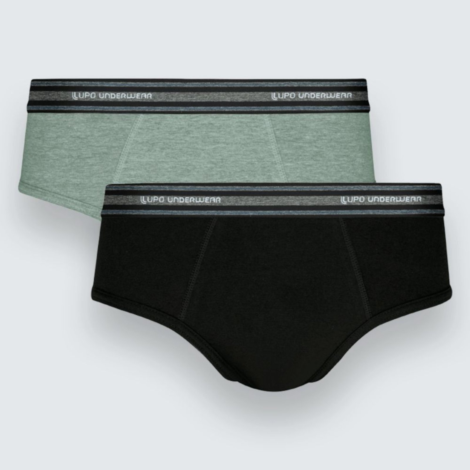Cueca Lupo Slip Algodão com Elastano 524-088 C/2