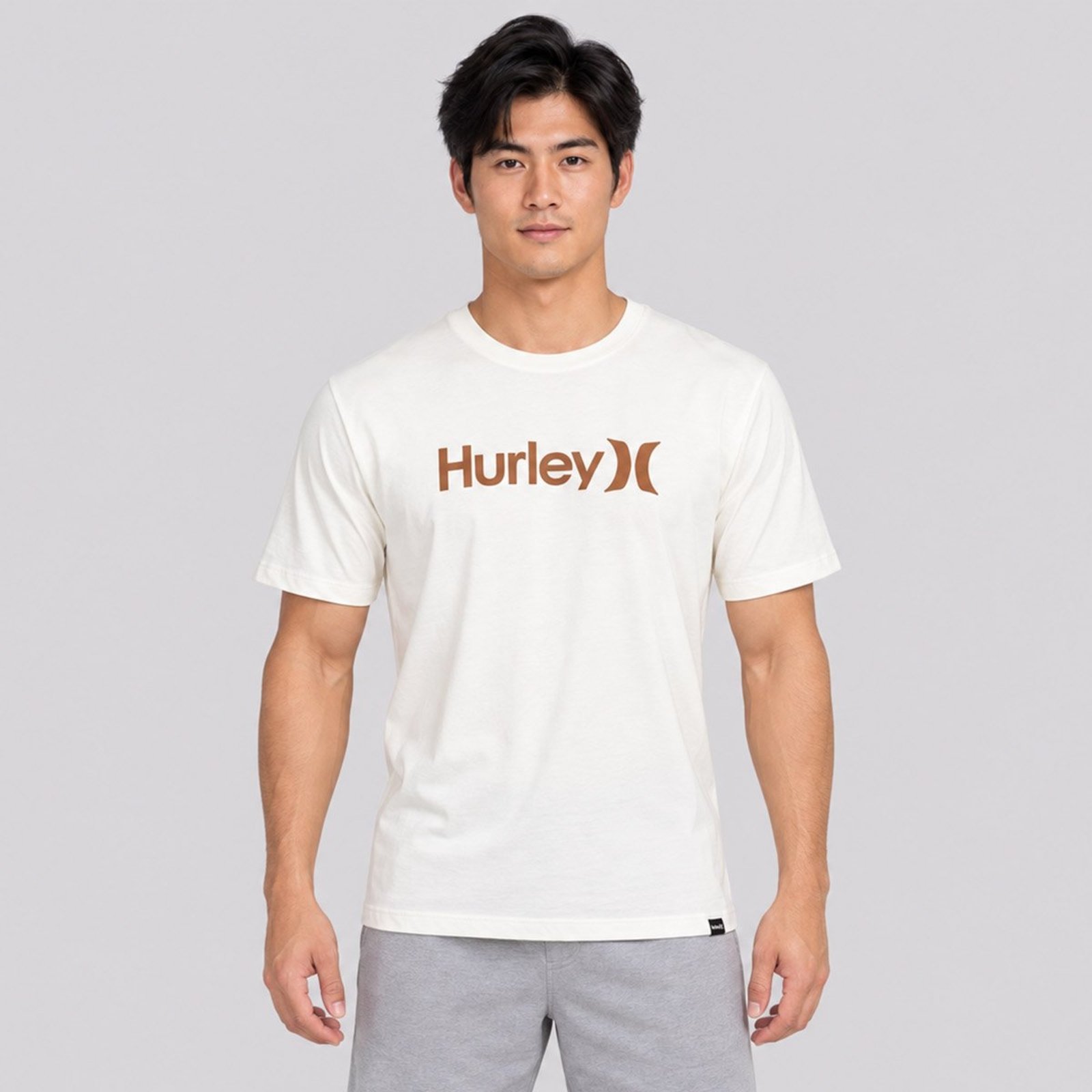 Camiseta Hurley Silk O&O Solid Off White