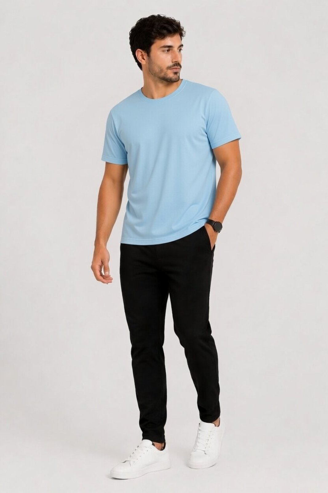 Camisa Basica D Bell Outlet Fashion Lisa Azul