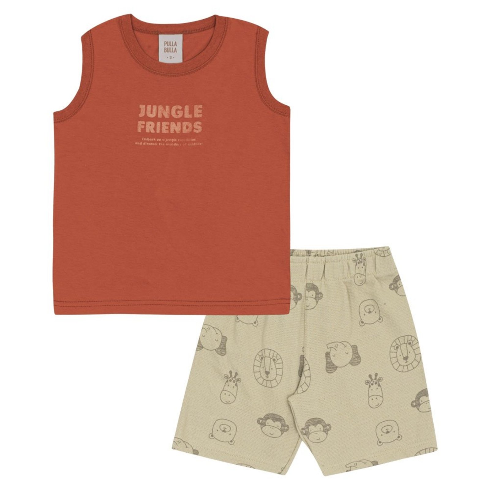 Infantil - Conjunto Vermelho Primeiros Passos Menino - 53370-1137
