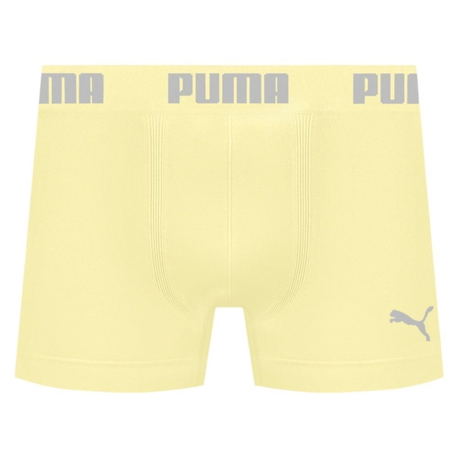 Cueca Puma Boxer Sem Costura Masculina - Amarelo - puma