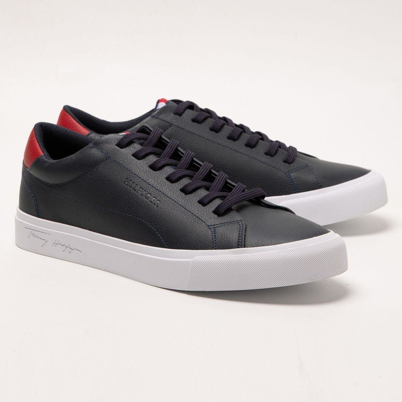 Vista 3 Tênis Clássico Greg 1A Tommy Hilfiger azul marinho Tommy Hilfiger azul marinho