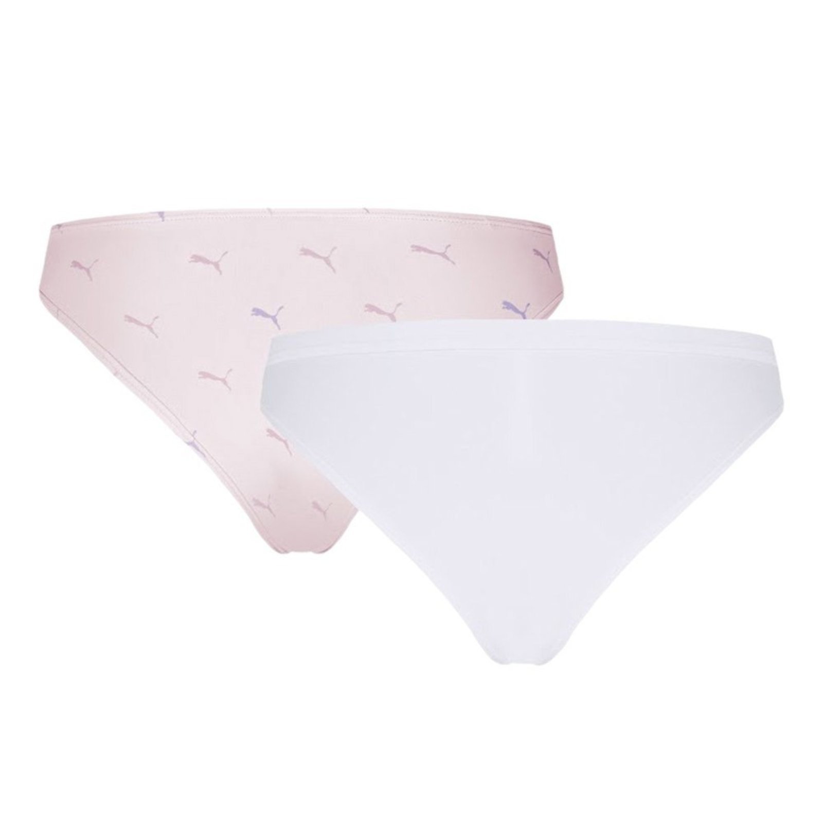 Vista 3 Kit 2 Calcinhas Puma Microfibra Feminina branco Puma branco
