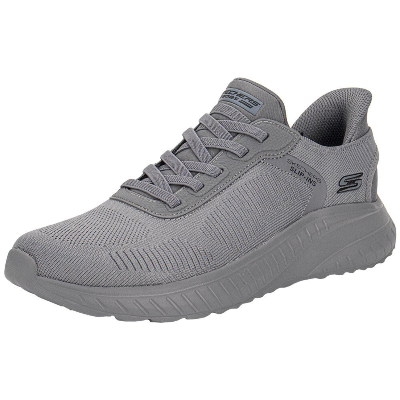 Tênis Masculino Bobs Sport Squad Chaos – Solid Step Skechers 118312 5678312 Cinza