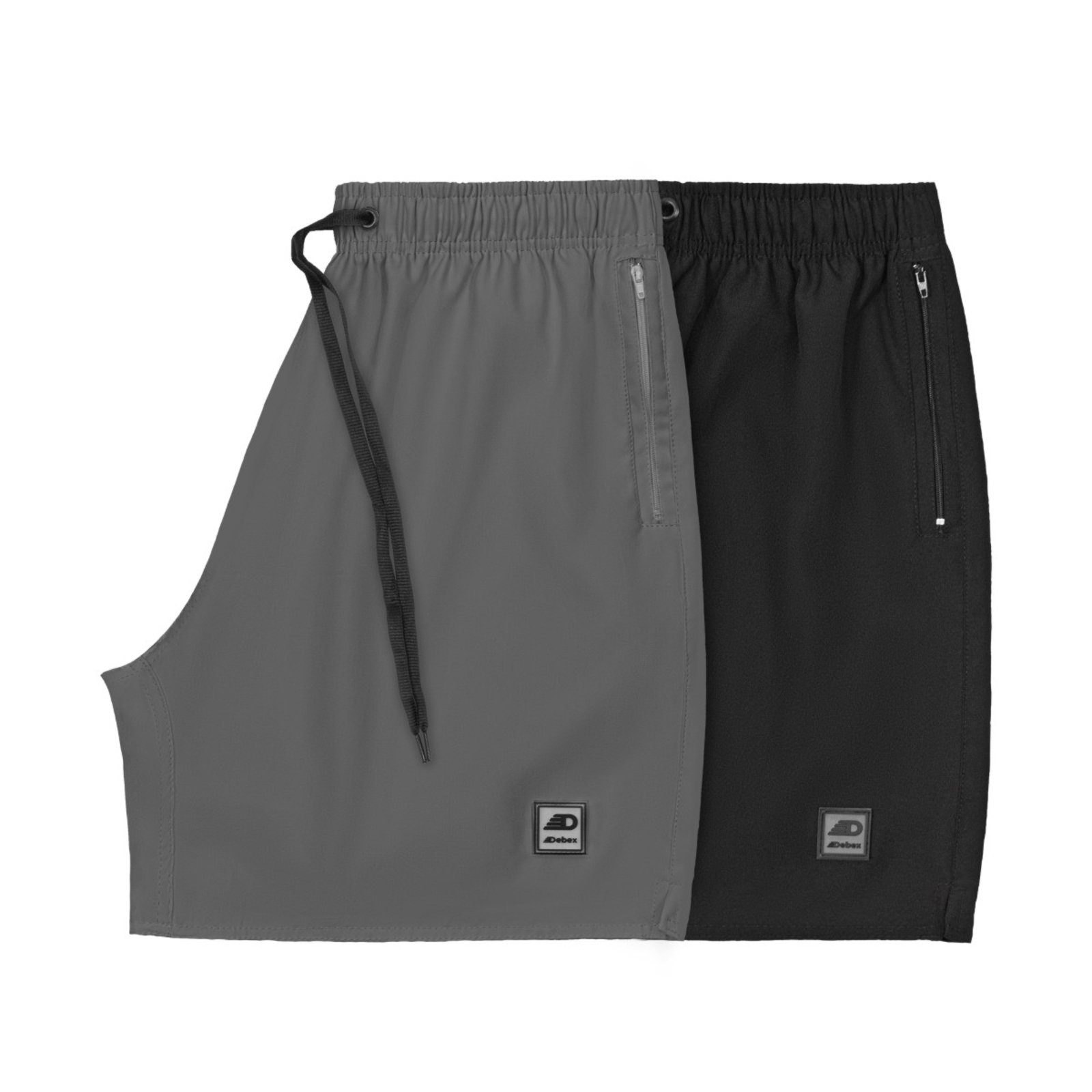Kit 2 Shorts Surf Com Ziper Masculino Bermuda d'Água Praia Academia Tactel com Elastano