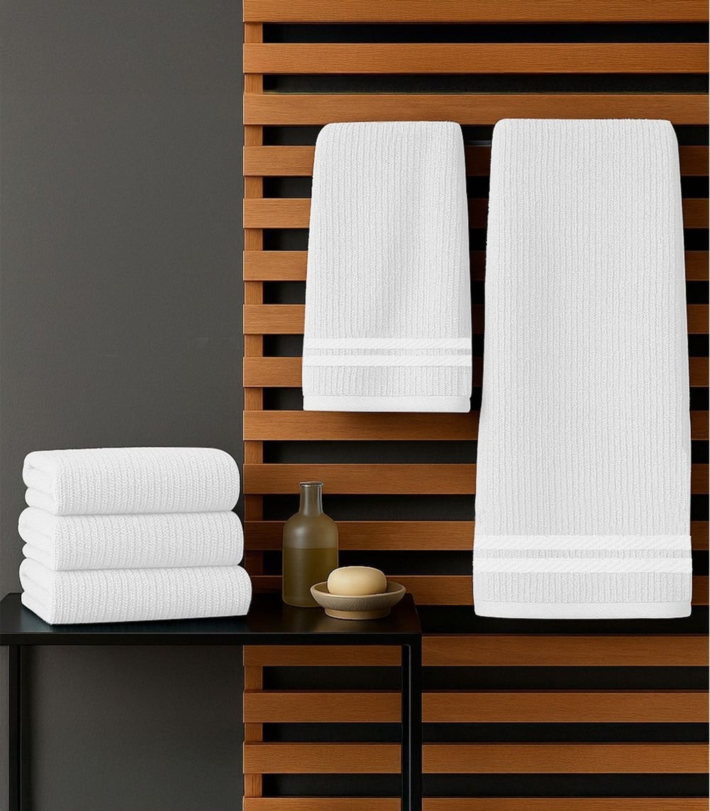 Kit Toalha De Rosto E Banho Algodão Rovitex Home Branco